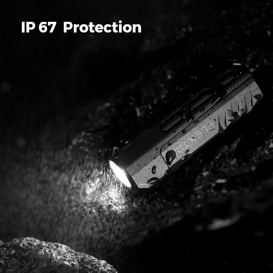 FLEXTAIL ZERO FLASHLIGHT 1200 - Ultra lichte en heldere EDC-buiten zaklamp + oplaadbare batterij