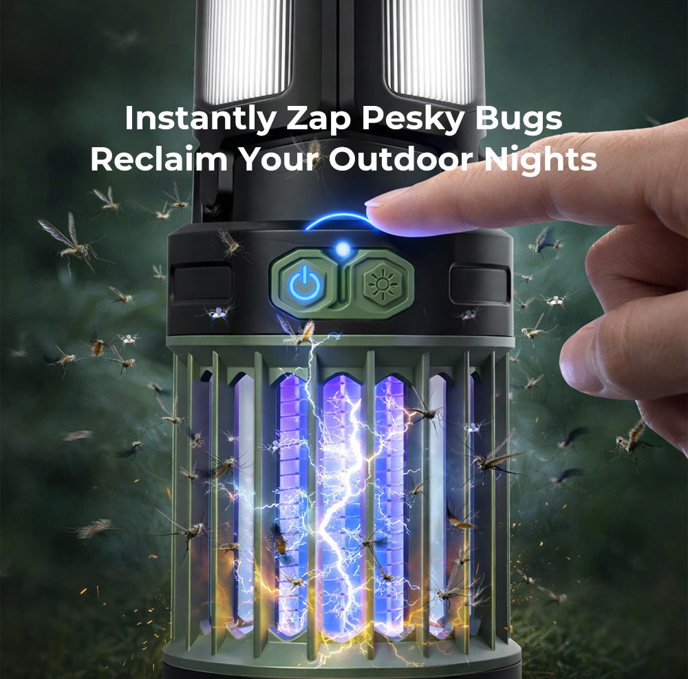 RoosCamp RoosLantern Zapper – campinglamp en insectenlamp in één