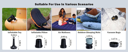 RoosCamp AirMaster Pro – krachtige elektrische luchtpomp voor camping en outdoor