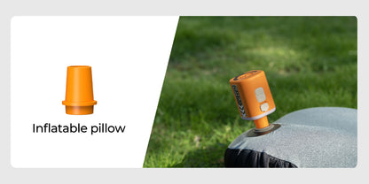 RoosCamp Air Master SL – compacte elektrische luchtpomp met campinglamp en muggenwerende functie