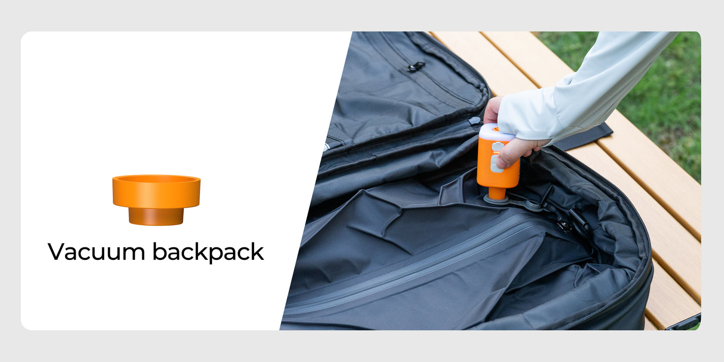 RoosCamp Air Master SL – compacte elektrische luchtpomp met campinglamp en muggenwerende functie