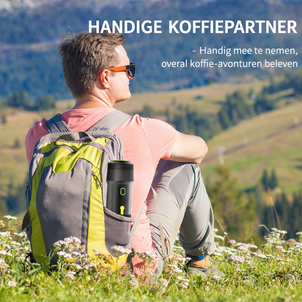Smartoutdoor Draagbare 3-in-1 Koffiemachine – Altijd en Overal Perfecte Koffie