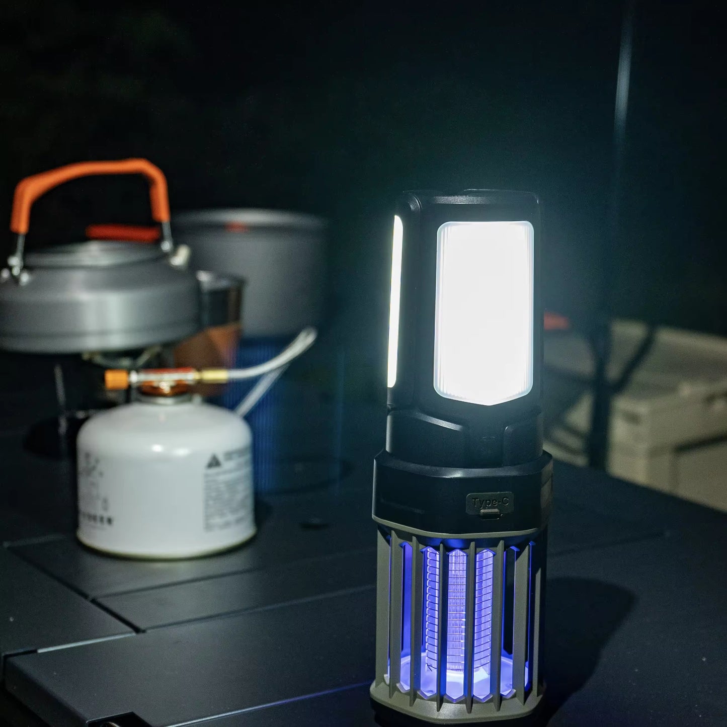 RoosCamp RoosLantern Zapper – campinglamp en insectenlamp in één