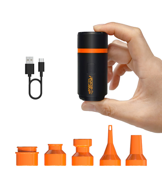 RoosCamp Aero Pump-3-in-1 Mini Air Pomp extra sterk.