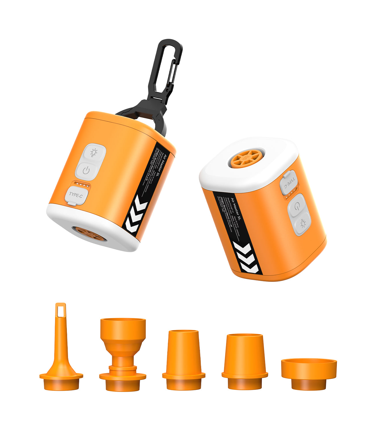 RoosCamp Air Master SL – compacte elektrische luchtpomp met campinglamp en muggenwerende functie