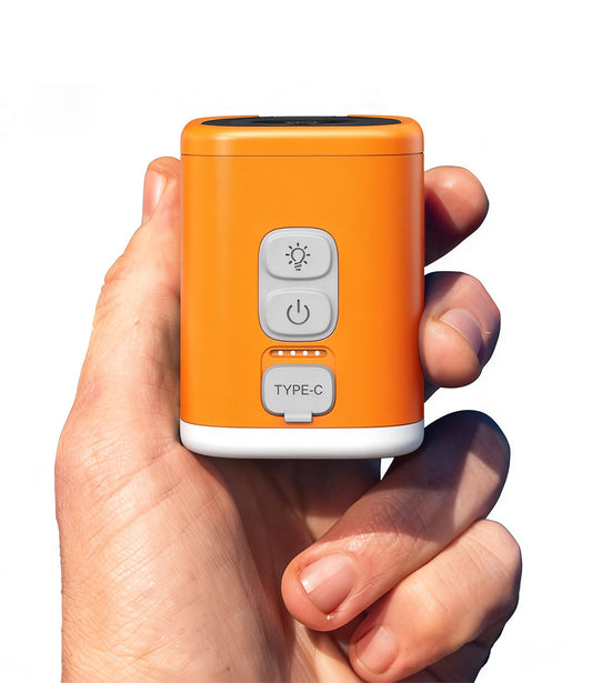 RoosCamp Air Master SL – compacte elektrische luchtpomp met campinglamp en muggenwerende functie