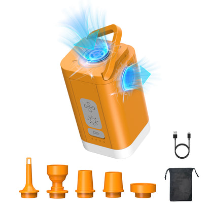 RoosCamp Air Master Nano 2 – compacte 4-in-1 elektrische luchtpomp voor camping en outdoor