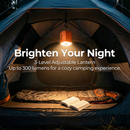 RoosCamp Air Master Cube – compacte elektrische luchtpomp met campinglamp