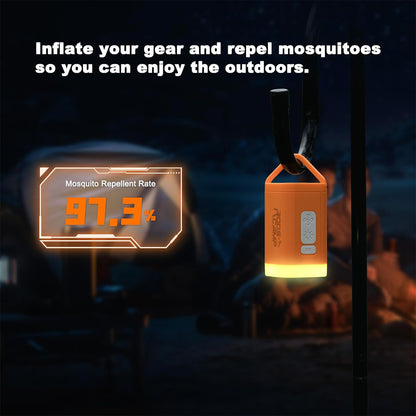 RoosCamp Air Master Nano 2 – compacte 4-in-1 elektrische luchtpomp voor camping en outdoor