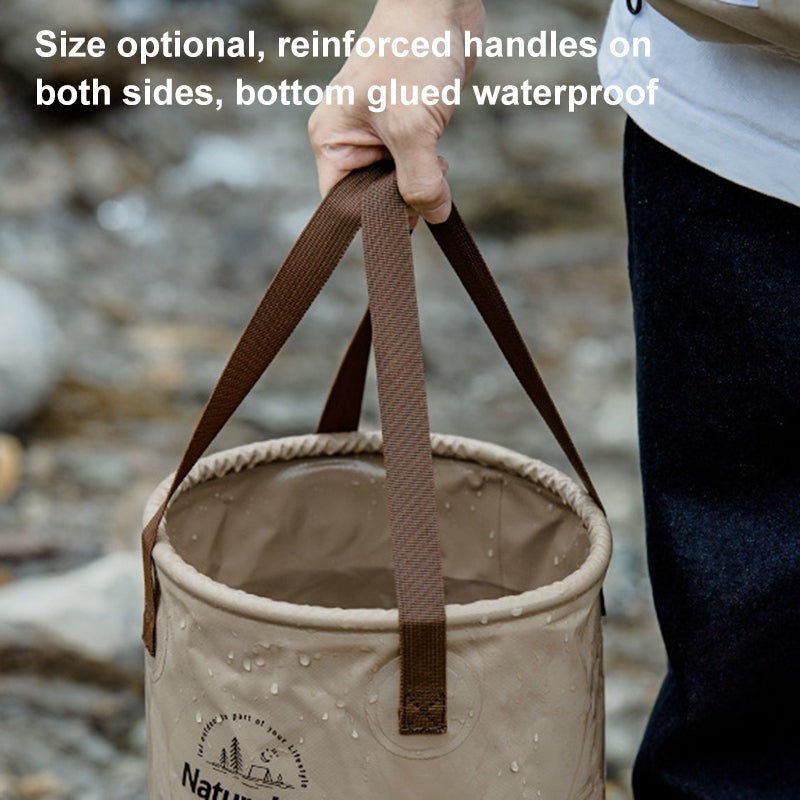 Naturehike 20L Draagbare Wastafel & Voetenbad Emmer – Opvouwbare Outdoor Camping Wassen Zak Groen