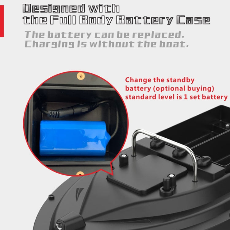 Voerboot met Dubbele Voerbak &amp; Fluistermotor – 3 kg Draagvermogen | Inclusief Accu & Batterijen