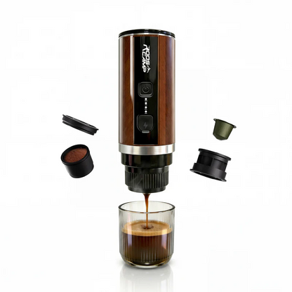 Rooscamp Barista-kwaliteit koffie, waar je ook bent – met de  Draagbare Elektrische Espressomachine