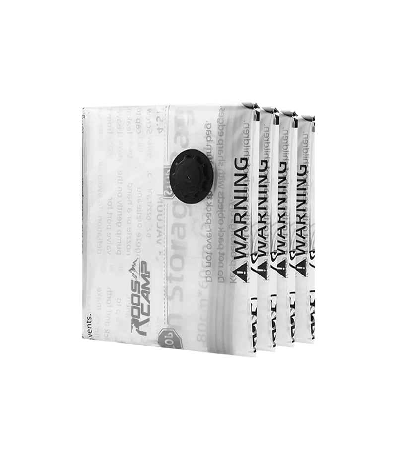 Rooscamp Vacuüm Opbergzakken Small S 60x40cm – Herbruikbare Ruimtebesparende Opbergzakken voor Kleding, Dekens en Textiel