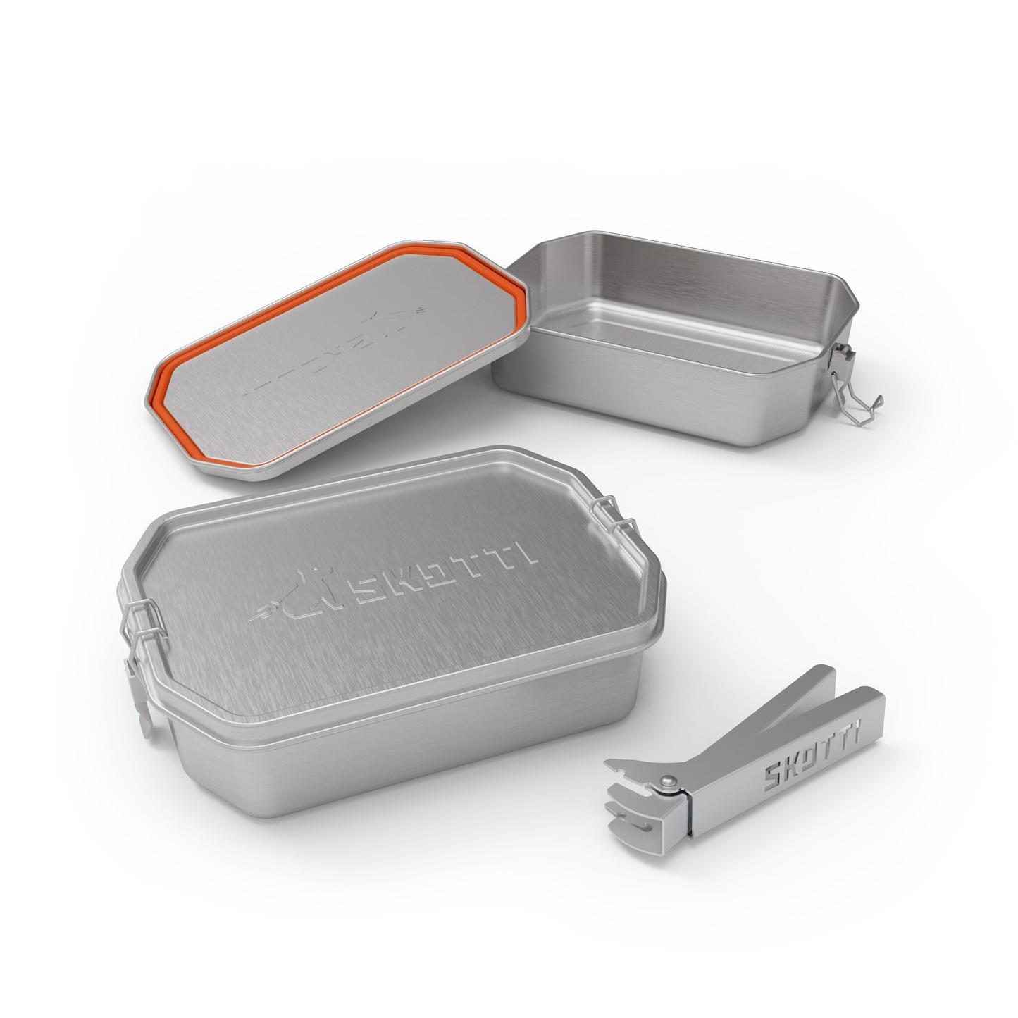 Skotti RVS Boks 1L – Compacte & Veelzijdige Outdoor Pan & Lunchbox