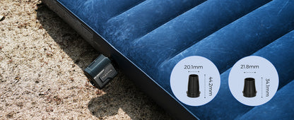 EVO PUMP 3 – Krachtige 1000L/Min Draagbare & Oplaadbare Luchtpomp Oranje