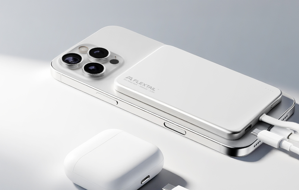 Flextail Zero Power Metal 5000mAh Power Bank Silver
