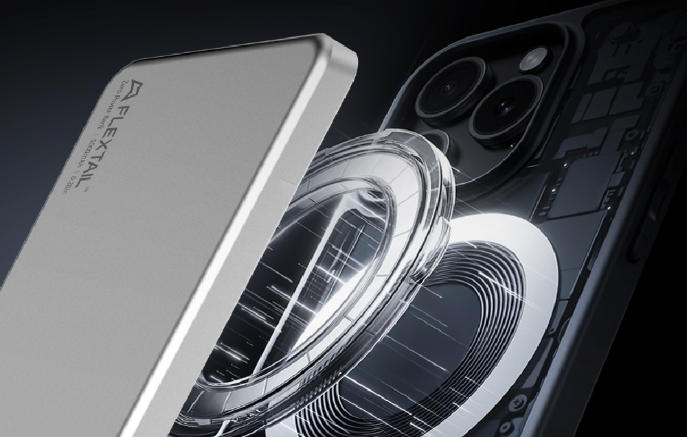 Flextail Zero Power Metal 5000mAh Power Bank Silver
