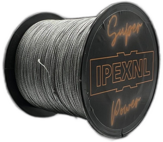 IPEXNL Super power 4 PE gevlochten super vislijn zwart - 40.8kg - 0.50 mm van 500 meter type 6