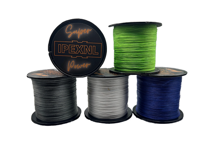 IPEXNL Super Power 4 PE Gevlochten Vislijn – 500m | 18.1kg | 0.34mm – Blauw type 4