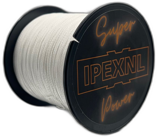 IPEXNL Super power 4 PE gevlochten super vislijn wit - 13.6kg - 0.26 mm van 500 meter type 2.5