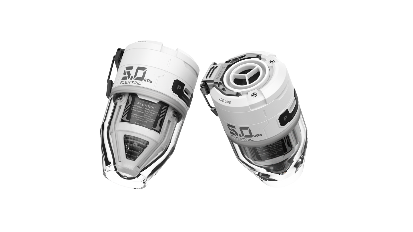 FLEXTAIL MAX PUMP 3 – Krachtige 2-in-1 Luchtpomp & LED Zaklamp (Wit)