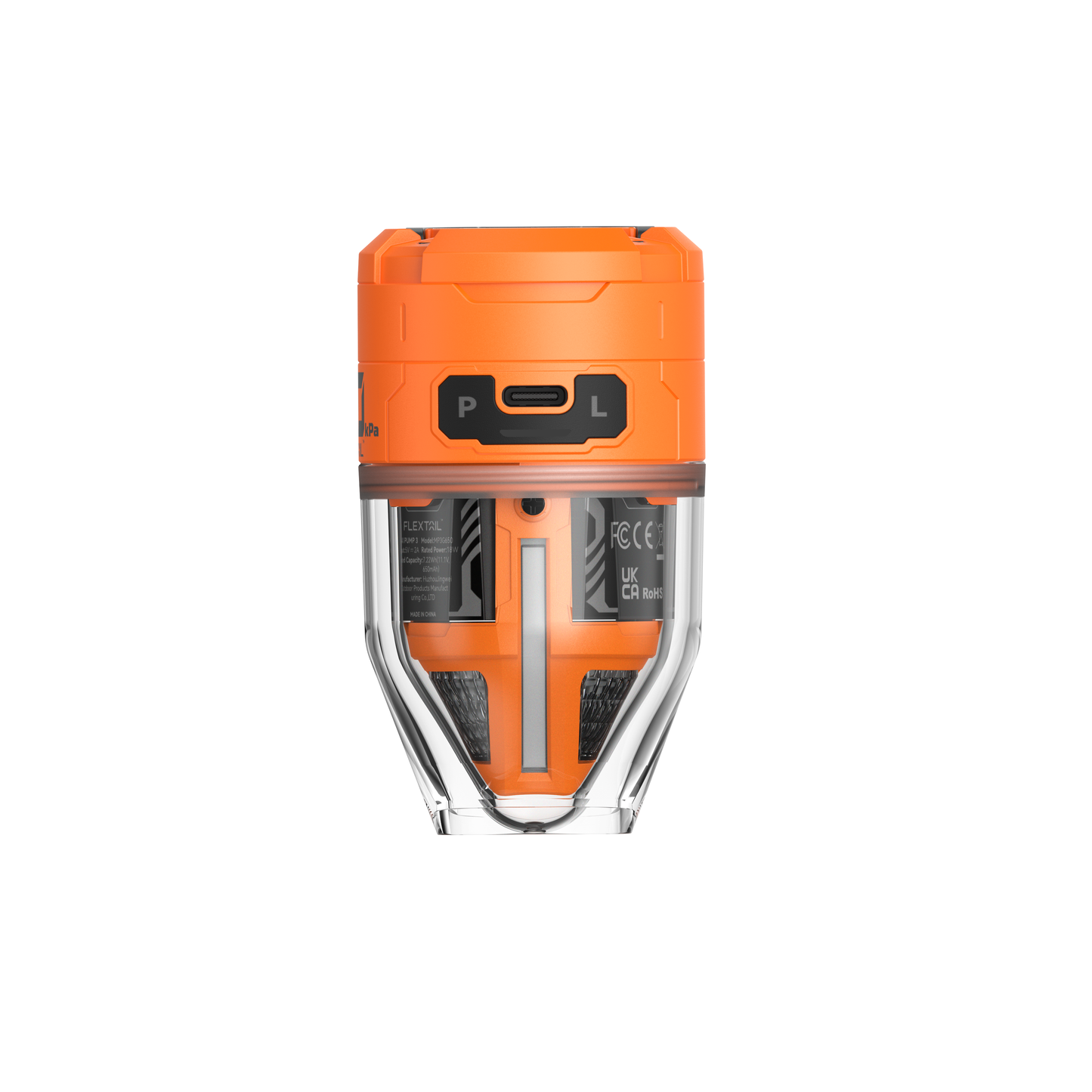 FLEXTAIL MAX PUMP 3 – Krachtige 2-in-1 Luchtpomp & LED Zaklamp (Oranje)