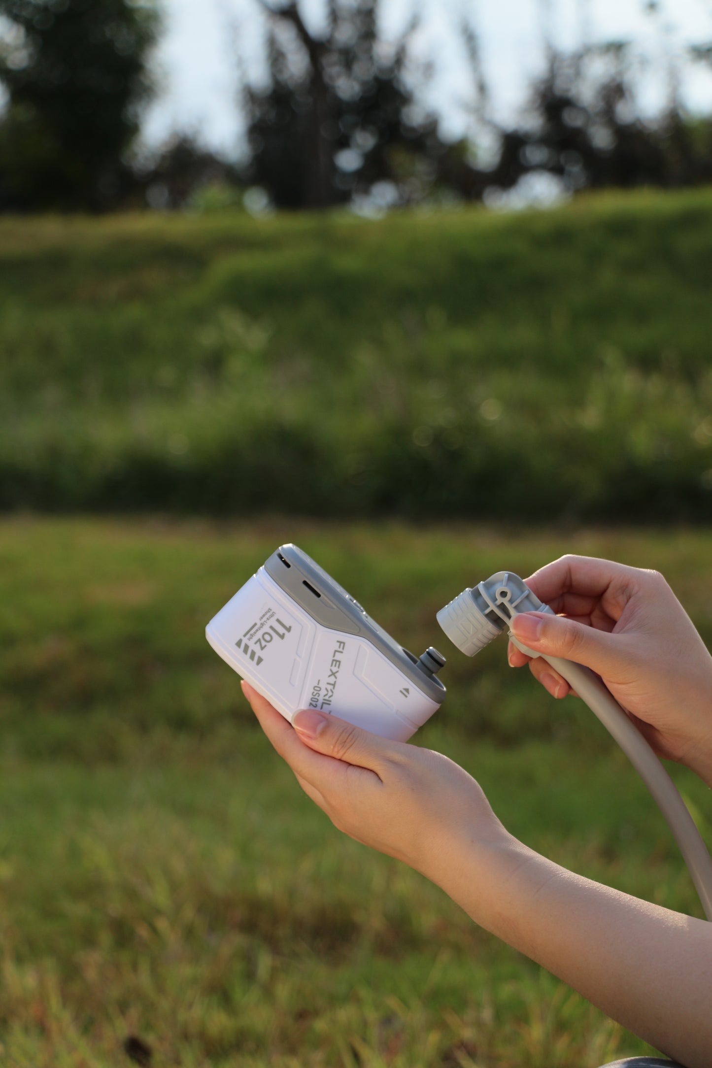 Flextail Max Shower is de draagbare kampeerdouche