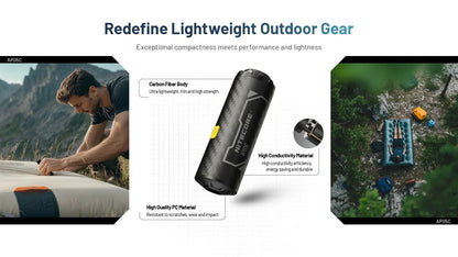 Nitecore AP05C Elektronische Luchtpomp – Compact, Krachtig en Draadloos
