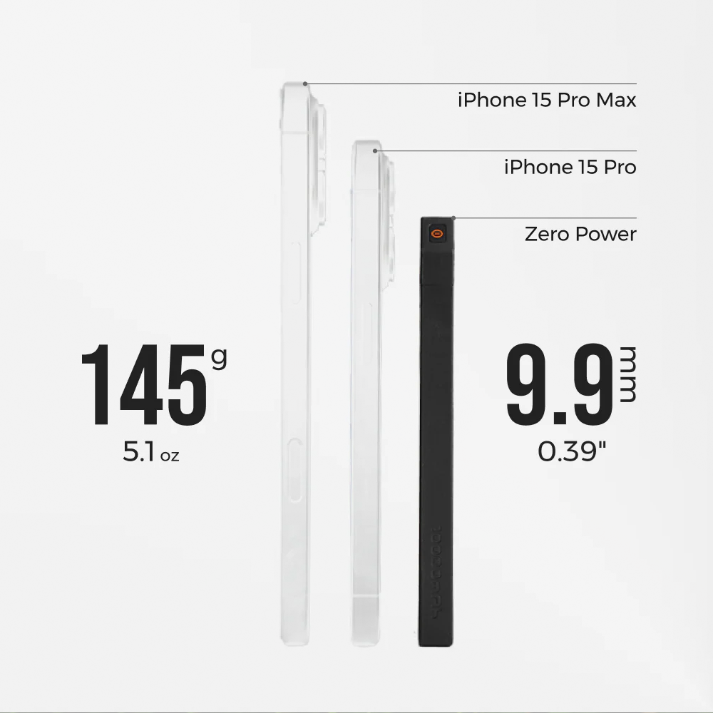 ZERO POWER BANK 10.000C – ’s werelds lichtste en dunste powerbank van 10.000 mAh (145 g, 22,5 W)