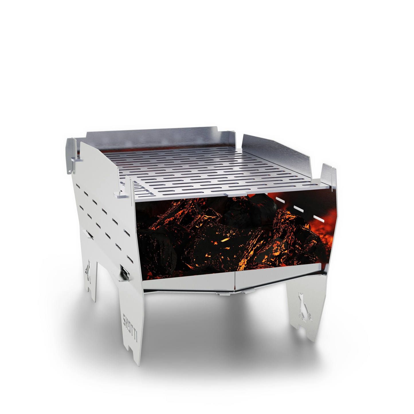 Skotti Grill Mini – De Ultieme Draagbare Barbecue voor Avonturiers