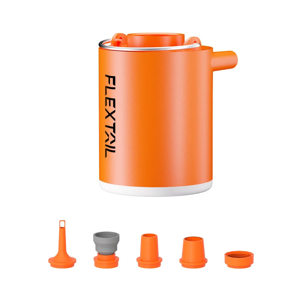 Flextail TINY PUMP X 2024 – Ultieme 3-in-1 Mini Luchtpomp & Campinglamp (Zwart)