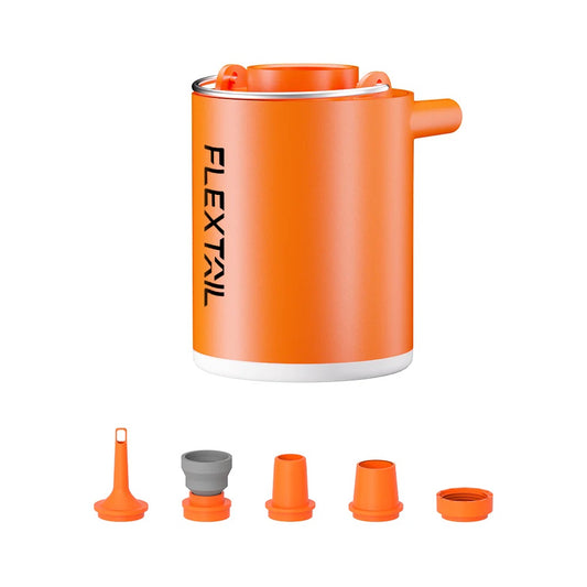 Flextail TINY PUMP X 2024 – Ultieme 3-in-1 Mini Luchtpomp & Campinglamp (Oranje)